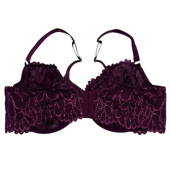 Savage x Fenty Savage Not Sorry Unlined Lace Balconette Bra Sz 42DDD - Picture 5 of 8